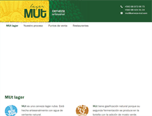 Tablet Screenshot of cerveza-mut.com